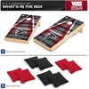 image:imageNFL Pro Football 2 x 4 Wood Direct Print Tournament Cornhole Set by Wild Sports Comes with 8 Bean Bags  Perfect for Tailgate Outdoor BackyardAtlanta Falcons