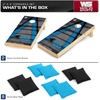 image:imageNFL Pro Football 2 x 4 Wood Direct Print Tournament Cornhole Set by Wild Sports Comes with 8 Bean Bags  Perfect for Tailgate Outdoor BackyardCarolina Panthers