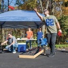 image:imageNFL Pro Football 2 x 4 Wood Direct Print Tournament Cornhole Set by Wild Sports Comes with 8 Bean Bags  Perfect for Tailgate Outdoor BackyardHouston Texans