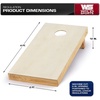 image:imageNFL Pro Football 2 x 4 Wood Direct Print Tournament Cornhole Set by Wild Sports Comes with 8 Bean Bags  Perfect for Tailgate Outdoor BackyardKansas City Chiefs