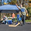 image:imageNFL Pro Football 2 x 4 Wood Direct Print Tournament Cornhole Set by Wild Sports Comes with 8 Bean Bags  Perfect for Tailgate Outdoor BackyardLos Angeles Rams