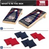 image:imageNFL Pro Football 2 x 4 Wood Direct Print Tournament Cornhole Set by Wild Sports Comes with 8 Bean Bags  Perfect for Tailgate Outdoor BackyardNew York Giants
