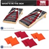 image:imageNFL Pro Football 2 x 4 Wood Direct Print Tournament Cornhole Set by Wild Sports Comes with 8 Bean Bags  Perfect for Tailgate Outdoor BackyardTampa Bay Buccaneers