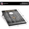 image:imageWild Sports 2x3 MDF Wood NFL Cornhole SetNew Orleans Saints