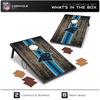 image:imageWild Sports NFL 2 x 3 MDF Deluxe Cornhole Set  with Corners and ApronsCarolina Panthers