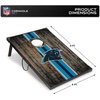image:imageWild Sports NFL 2 x 3 MDF Deluxe Cornhole Set  with Corners and ApronsCarolina Panthers