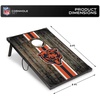 image:imageWild Sports NFL 2 x 3 MDF Deluxe Cornhole Set  with Corners and ApronsChicago Bears