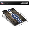 image:imageWild Sports NFL 2 x 3 MDF Deluxe Cornhole Set  with Corners and ApronsIndianapolis Colts