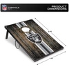 image:imageWild Sports NFL 2 x 3 MDF Deluxe Cornhole Set  with Corners and ApronsLas Vegas Raiders