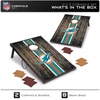 image:imageWild Sports NFL 2 x 3 MDF Deluxe Cornhole Set  with Corners and ApronsMiami Dolphins