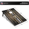 image:imageWild Sports NFL 2 x 3 MDF Deluxe Cornhole Set  with Corners and ApronsNew Orleans Saints