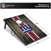 image:imageWild Sports NFL 2 x 3 MDF Deluxe Cornhole Set  with Corners and ApronsNew York Giants
