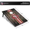 image:imageWild Sports NFL 2 x 3 MDF Deluxe Cornhole Set  with Corners and ApronsSan Francisco 49ers