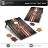 image:imageWild Sports NFL 2 x 3 MDF Deluxe Cornhole Set  with Corners and ApronsSan Francisco 49ers