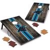image:imageWild Sports NFL 2 x 3 MDF Deluxe Cornhole Set  with Corners and ApronsCarolina Panthers