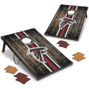 image:imageWild Sports NFL 2 x 3 MDF Deluxe Cornhole Set  with Corners and ApronsAtlanta Falcons