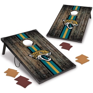 image:imageWild Sports NFL 2 x 3 MDF Deluxe Cornhole Set  with Corners and ApronsJacksonville Jaguars