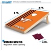 image:image2 x 3 Solid Wood Cornhole Set with Direct Print HD Team Graphics  Great Gift for Any NCAA Fan Bean Bag Toss Family Outdoor GamesArkansas Razorbacks