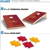 image:image2 x 3 Solid Wood Cornhole Set with Direct Print HD Team Graphics  Great Gift for Any NCAA Fan Bean Bag Toss Family Outdoor GamesIowa State Cyclones