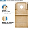 image:image2 x 3 Solid Wood Cornhole Set with Direct Print HD Team Graphics  Great Gift for Any NCAA Fan Bean Bag Toss Family Outdoor GamesKentucky Wildcats