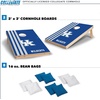 image:image2 x 3 Solid Wood Cornhole Set with Direct Print HD Team Graphics  Great Gift for Any NCAA Fan Bean Bag Toss Family Outdoor GamesKentucky Wildcats