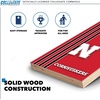image:image2 x 3 Solid Wood Cornhole Set with Direct Print HD Team Graphics  Great Gift for Any NCAA Fan Bean Bag Toss Family Outdoor GamesNebraska Cornhuskers