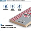 image:image2 x 3 Solid Wood Cornhole Set with Direct Print HD Team Graphics  Great Gift for Any NCAA Fan Bean Bag Toss Family Outdoor GamesOhio State Buckeyes