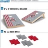 image:image2 x 3 Solid Wood Cornhole Set with Direct Print HD Team Graphics  Great Gift for Any NCAA Fan Bean Bag Toss Family Outdoor GamesOhio State Buckeyes