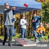image:image2 x 3 Solid Wood Cornhole Set with Direct Print HD Team Graphics  Great Gift for Any NCAA Fan Bean Bag Toss Family Outdoor GamesOhio State Buckeyes