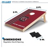 image:image2 x 3 Solid Wood Cornhole Set with Direct Print HD Team Graphics  Great Gift for Any NCAA Fan Bean Bag Toss Family Outdoor GamesSouth Carolina Fighting Gamecocks