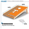 image:image2 x 3 Solid Wood Cornhole Set with Direct Print HD Team Graphics  Great Gift for Any NCAA Fan Bean Bag Toss Family Outdoor GamesTennessee Volunteers