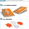 image:image2 x 3 Solid Wood Cornhole Set with Direct Print HD Team Graphics  Great Gift for Any NCAA Fan Bean Bag Toss Family Outdoor GamesTennessee Volunteers