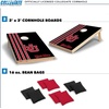 image:image2 x 3 Solid Wood Cornhole Set with Direct Print HD Team Graphics  Great Gift for Any NCAA Fan Bean Bag Toss Family Outdoor GamesUtah Utes