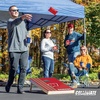 image:image2 x 3 Solid Wood Cornhole Set with Direct Print HD Team Graphics  Great Gift for Any NCAA Fan Bean Bag Toss Family Outdoor GamesWisconsin Badgers