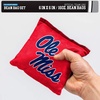 image:imageNCAA College Dual Sided Bean Bags by Wild Sports 8 Count Premium Toss Bags for Cornhole Set  Great for Tailgates Outdoors BackyardMississippi Rebels