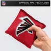 image:imageNFL Pro Football Dual Sided Bean Bags by Wild Sports 8 Count Premium Toss Bags for Cornhole Set  Great for Tailgates Outdoors BackyardAtlanta Falcons