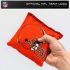image:imageNFL Pro Football Dual Sided Bean Bags by Wild Sports 8 Count Premium Toss Bags for Cornhole Set  Great for Tailgates Outdoors BackyardCleveland Browns