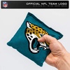 image:imageNFL Pro Football Dual Sided Bean Bags by Wild Sports 8 Count Premium Toss Bags for Cornhole Set  Great for Tailgates Outdoors BackyardJacksonville Jaguars