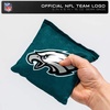 image:imageNFL Pro Football Dual Sided Bean Bags by Wild Sports 8 Count Premium Toss Bags for Cornhole Set  Great for Tailgates Outdoors BackyardPhiladelphia Eagles