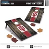 image:imageWild Sports NCAA 2 x 3 MDF Deluxe Cornhole Set  with Corners and ApronsIndiana Hoosiers