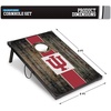image:imageWild Sports NCAA 2 x 3 MDF Deluxe Cornhole Set  with Corners and ApronsIndiana Hoosiers