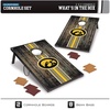 image:imageWild Sports NCAA 2 x 3 MDF Deluxe Cornhole Set  with Corners and ApronsIowa Hawkeyes