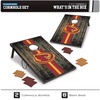 image:imageWild Sports NCAA 2 x 3 MDF Deluxe Cornhole Set  with Corners and ApronsIowa State Cyclones