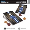 image:imageWild Sports NCAA 2 x 3 MDF Deluxe Cornhole Set  with Corners and ApronsKentucky Wildcats