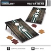 image:imageWild Sports NCAA 2 x 3 MDF Deluxe Cornhole Set  with Corners and ApronsMichigan State Spartans