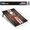 image:imageWild Sports NCAA 2 x 3 MDF Deluxe Cornhole Set  with Corners and ApronsNebraska Cornhuskers