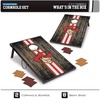 image:imageWild Sports NCAA 2 x 3 MDF Deluxe Cornhole Set  with Corners and ApronsNebraska Cornhuskers
