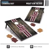image:imageWild Sports NCAA 2 x 3 MDF Deluxe Cornhole Set  with Corners and ApronsTexas AM Aggies