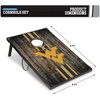 image:imageWild Sports NCAA 2 x 3 MDF Deluxe Cornhole Set  with Corners and ApronsWest Virginia Mountaineers