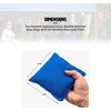 image:imageWild Sports Regulation Size Cornhole Bags  Set of 4 Premium Bean Bag Toss Bags  16oz Official WeightBlue